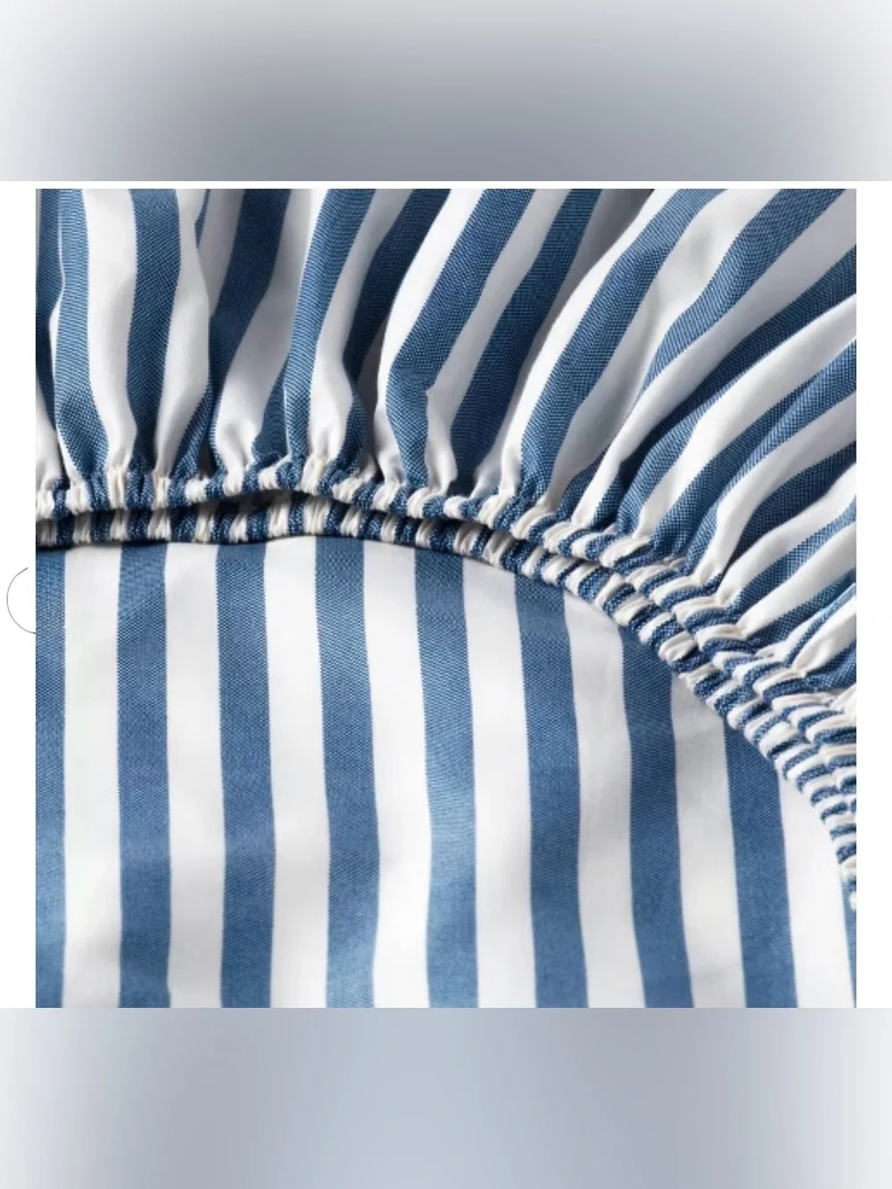 Room Essentials Blue and White Striped Microfiber Sheet Set Twin Twin XLT